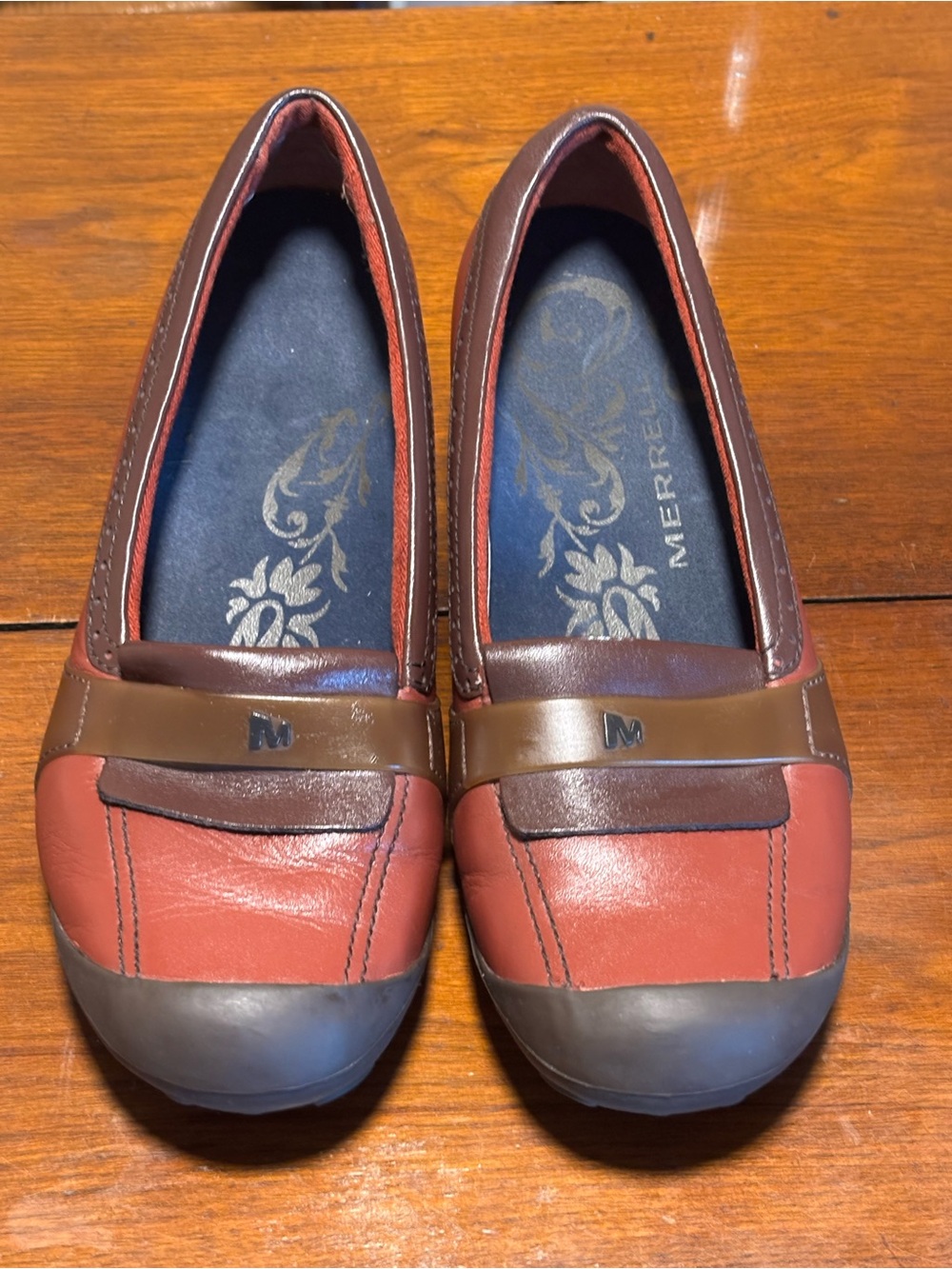 Merrell Women’s Plaza Leather Autumn Loafers Size 9